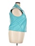 Carlisle 100% Leather Solid Teal Vest Size 18 - photo 4