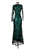 Betsy & Adam 100% Polyester Teal Green Cocktail Dress Size 2 (petite) - photo 2