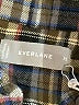 Everlane 100% Cotton Plaid Brown Long Sleeve Button-Down Shirt Size XS - photo 7