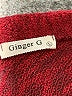 Ginger G. 100% Polyester Burgundy Cardigan Size L - photo 7