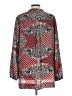 Ellen Tracy 100% Polyester Print Red Long Sleeve Blouse Size L - photo 2