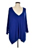 Cha Cha Vente Blue 3/4 Sleeve Top Size L - photo 1