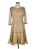 Evan Picone Tan Cocktail Dress Size 12 - photo 1