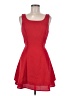 Rampage 100% Polyester Solid Red Cocktail Dress Size 7 - photo 1