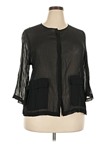 Coldwater Creek 3/4 Sleeve Silk Top (view 1)