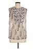 Antik Batik Silver Sleeveless Blouse Size M - photo 1