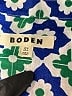 Boden 100% Linen Blue 3/4 Sleeve Blouse Size 4 - photo 7