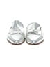 Halogen Silver Mule/Clog Size 6 - photo 2