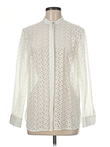 Theory Long Sleeve Blouse (view 1)