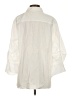 Halston Solid Ivory 3/4 Sleeve Button-Down Shirt Size S - photo 2