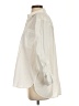 Halston Solid Ivory 3/4 Sleeve Button-Down Shirt Size S - photo 5