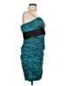 BCBGMAXAZRIA Teal Cocktail Dress Size 12 - photo 4