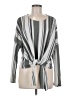 Final Touch Gray Long Sleeve Top Size M - photo 1