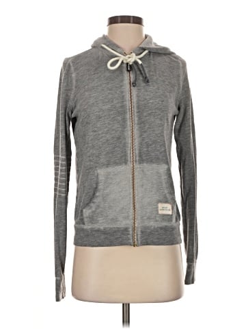 Peace Love World Zip Up Hoodie (view 1)