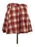Cider 100% Polyester Plaid Red Casual Skirt Size 1X - photo 2