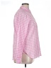 J.Crew Checkered-gingham Pink Long Sleeve Button-Down Shirt Size 14 - photo 4