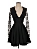 Keepsake 100% Polyester Black Cocktail Dress Size XS - photo 1