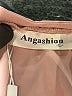 Angashion 100% Polyester Pink Short Sleeve Blouse Size L - photo 7