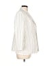 Anne Klein Stripes Ivory Blazer Size L - photo 4