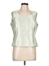 Kasper 100% Polyester Green Sleeveless Blouse Size 12 - photo 1