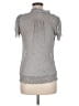 Fleurish 100% Polyester Gray Short Sleeve Blouse Size M - photo 2