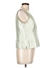 Kasper 100% Polyester Green Sleeveless Blouse Size 12 - photo 4