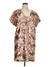 Boston Proper Metallic Brown Cocktail Dress Size XL - photo 1