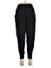 Marika Solid Black Sweatpants Size L - photo 1