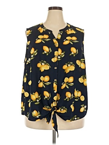 Roz & Ali Sleeveless Blouse (view 1)