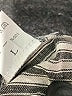Unbranded 100% Polyester Stripes Silver Casual Pants Size L - photo 7