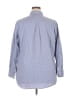 St. John's Bay 100% Cotton Blue Long Sleeve Button-Down Shirt Size 18 - photo 2