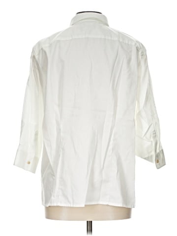Lands' End 3/4 Sleeve Button-Down Shirt (view 2)