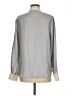 FRAME 100% Silk Gray Long Sleeve Silk Top Size M - photo 2