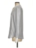 FRAME 100% Silk Gray Long Sleeve Silk Top Size M - photo 5