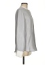 FRAME 100% Silk Gray Long Sleeve Silk Top Size M - photo 4