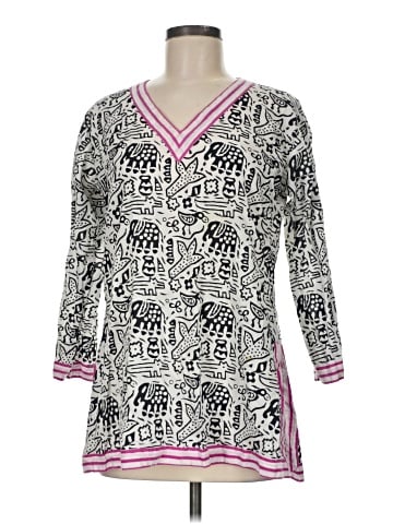 Gretchen Scott Designs 3/4 Sleeve Blouse (view 1)