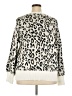 Crown & Ivy 100% Acrylic Animal Print Ivory Pullover Sweater Size 3X - photo 2