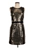 One Clothing 100% Polyester Metallic Black Cocktail Dress Size M - photo 1