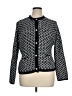 Tahari Polka Dots Blue Jacket Size XL - photo 1