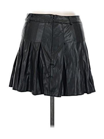 Miss Selfridge Faux Leather Skirt (view 2)