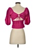 Lush Pink 3/4 Sleeve Blouse Size S - photo 2