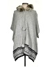 BCBGMAXAZRIA Gray Poncho Size S - photo 1