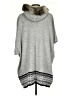 BCBGMAXAZRIA Gray Poncho Size S - photo 2