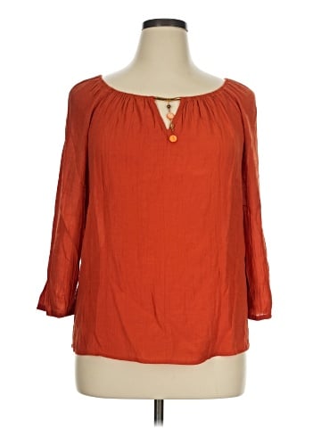 Unique Spectrum 3/4 Sleeve Blouse (view 1)