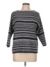 Chaps Stripes Gray Pullover Sweater Size L - photo 1
