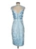 LanTing Bride Solid Blue Cocktail Dress Size S - photo 2