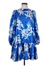 Alexis 100% Polyester Blue Casual Dress Size S - photo 1