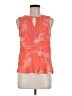 Daniel Rainn 100% Rayon Orange Sleeveless Blouse Size M (petite) - photo 1