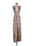 Superdown 100% Polyester Animal Print Tan Casual Dress Size S - photo 1