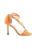 Leon Max Orange Sandals Size 9 - photo 1